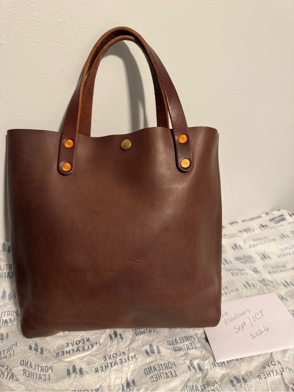 KMM & Co Chromexel Mini Tote